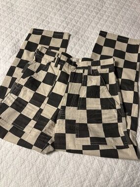 P&Co. Checker Print Pants UK 8
